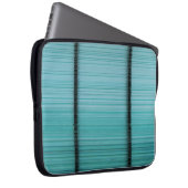 Weißer und schwarzer Metallstab Laptopschutzhülle (Vorne Rechts)