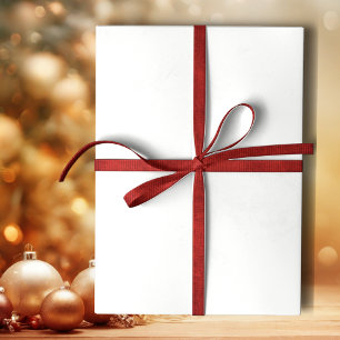 Weißer Uni-Farbton Geschenkpapier