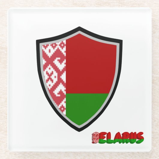 Weißer Untersetzer (Vorderseite)