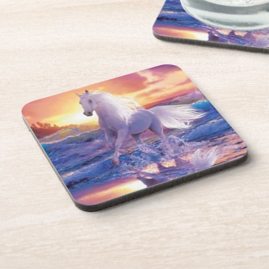 Weißer Untersetzer (Linke Seite)