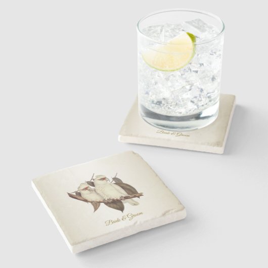 Weißer Untersetzer (Seitenansicht)