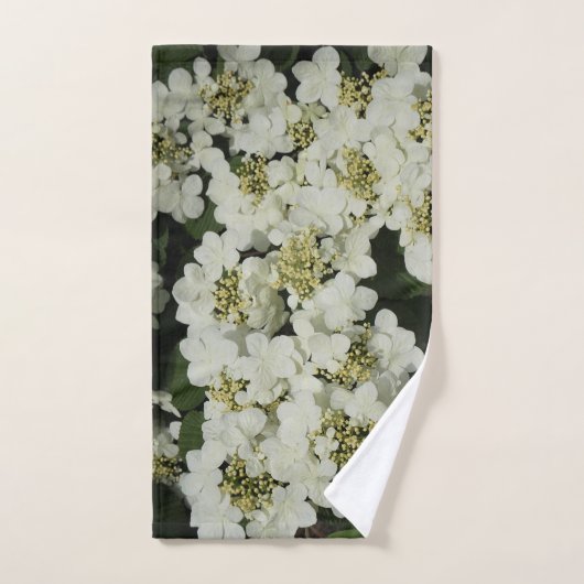 Weißer Viburnum Handtuch (Handtuch)
