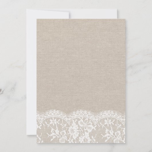 Weißer Vintager Champagner-Brunch Einladung (Rückseite)