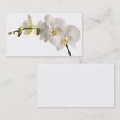 Weißer Visitenkarte (Vorne/Hinten)