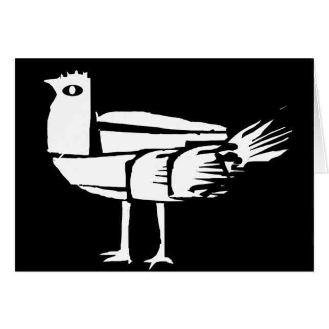 ** weißer Vogel ** (Vorderseite (Horizontal))