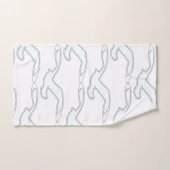 Weißer Vogel in der Wohngestaltung Badhandtuch Set (Handtuch)