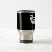 ** Weißer Vogel ** Reisebecher (Mittel)