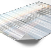 Weißer Vorhang #1 Poster (Ecke)