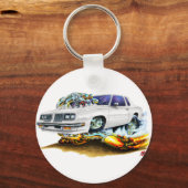 Weißer Wagen 1983-88 Schlüsselanhänger (Vorderseite)