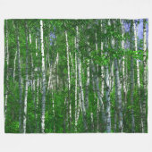 WEISSER WALD FLEECEDECKE (Vorderseite (Horizontal))