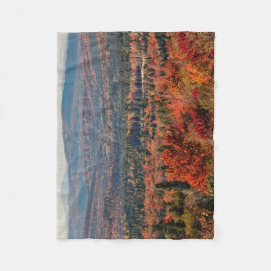 Weißer Wald | New Hampshire Fleecedecke (Vorderseite)