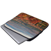 Weißer Wald | New Hampshire Laptopschutzhülle (Vorne Knopf)