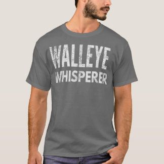 Weißer Walleye-Whisperer, Geschenk für Fischer T-Shirt