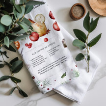 Weißer Wassail-Rezept | Handtücher für Heirloom Te