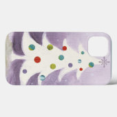 Weißer Weihnachtsbaum Case-Mate iPhone Hülle (Rückseite (Horizontal))