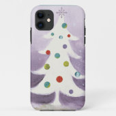 Weißer Weihnachtsbaum Case-Mate iPhone Hülle (Rückseite)