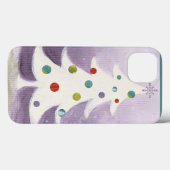 Weißer Weihnachtsbaum Case-Mate iPhone Hülle (Rückseite (Horizontal))