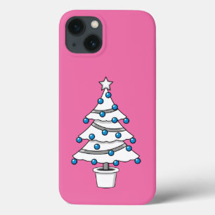 Weißer Weihnachtsbaum Case-Mate iPhone Hülle
