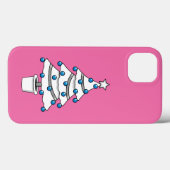 Weißer Weihnachtsbaum Case-Mate iPhone Hülle (Rückseite (Horizontal))