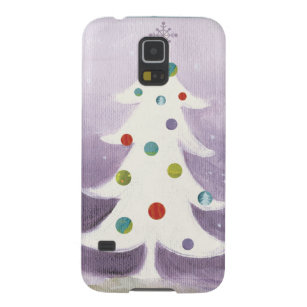 Weißer Weihnachtsbaum Samsung Galaxy S5 Hülle