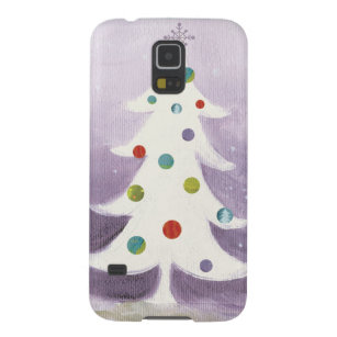 Weißer Weihnachtsbaum Galaxy S5 Cover