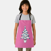 Weißer Weihnachtsbaum Schürze (Insitu)