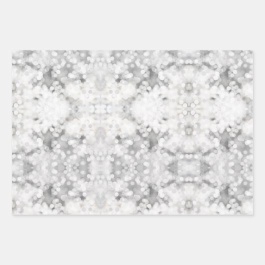 Weißer Weihnachtsbrand Geschenkpapier Set (Vorderseite 3)