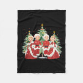 Weißer Weihnachtsfilm 1954 Weihnachten Weihnachtsf Fleecedecke (Vorderseite)