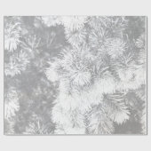 Weißer Weihnachtskiefer Geschenkpapier (Flach)