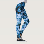 Weißer Weihnachtswald Leggings (Rechts)