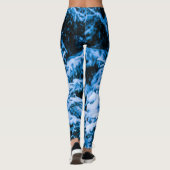 Weißer Weihnachtswald Leggings (Rückseite)