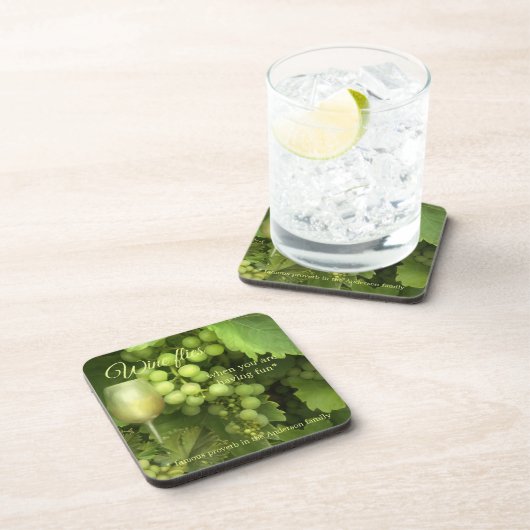 Weißer Wein Untersetzer (Rechte Seite)