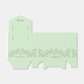 Weißer Weintraub Danke Minze Grün Geschenkschachtel (Ungefaltet)