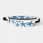 Weißer Weißer Seebarsch Bauchtasche (Vorderseite)