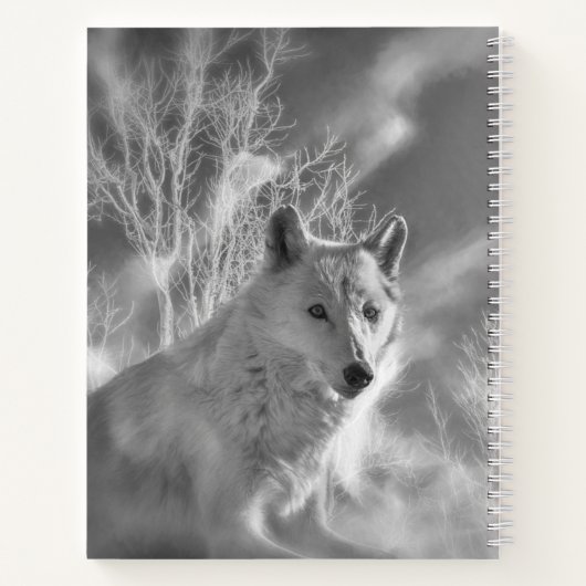 WEISSER WEISSER WALD NOTIZBLOCK (Rückseite)