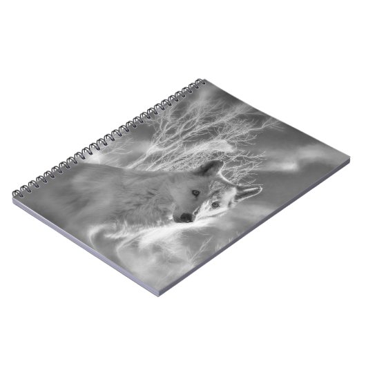 WEISSER WEISSER WALD NOTIZBLOCK (Linke Seite)