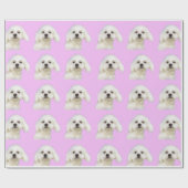 Weißer Welpe #Maltese Geschenkpapier (Flach)
