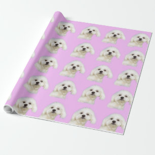 Weißer Welpe #Maltese Geschenkpapier