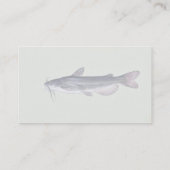 Weißer Wels Visitenkarte (Rückseite)