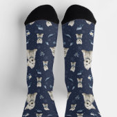 Weißer Westie Weihnachten Socken (Oben)