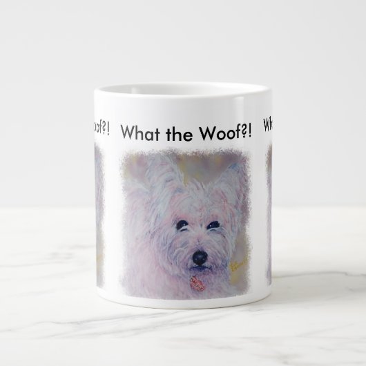 WEISSER WESTLICHER HIGHLAND TERRIER Jumbo-Tasse (Vorderseite)