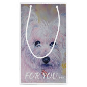 WEISSER WESTLICHER HIGHLAND TERRIER KLEINE GESCHENKTÜTE (Rückseite)