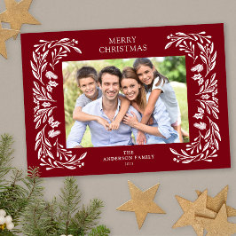 Weißer Winter Grün Foto Weihnachten