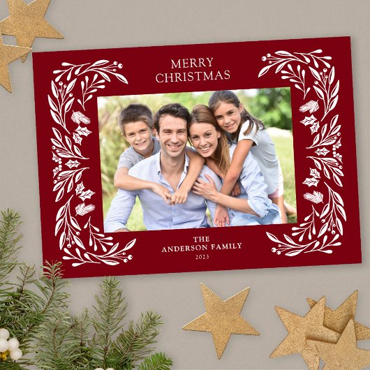 Weißer Winter Grün Foto Weihnachten