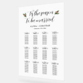 Weißer Winter Hochzeitssattel Akryllische Zeichen Acrylschild (Winkel)