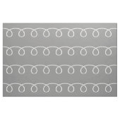 Weißer Wirbel auf Tauben-Grau Stoff (Fat Quarter (45,7 x 55,9 cm))