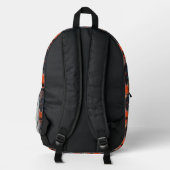 Weißer Wolf Bedruckter Rucksack (Rückseite)
