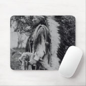Weißer Wolf, ein Komanche-Leiter, c.1891-98 Mousepad (Mit Mouse)