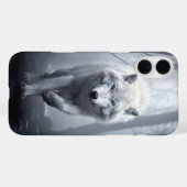 Weißer Wolf im Foggy Forest Case-Mate iPhone Hülle (Rückseite (Horizontal))