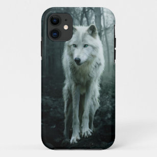 Weißer Wolf im Wald Case-Mate iPhone Hülle